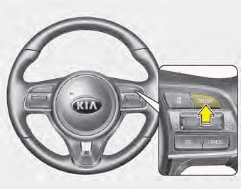 Kia Sportage - To set cruise control speed - Cruise control system